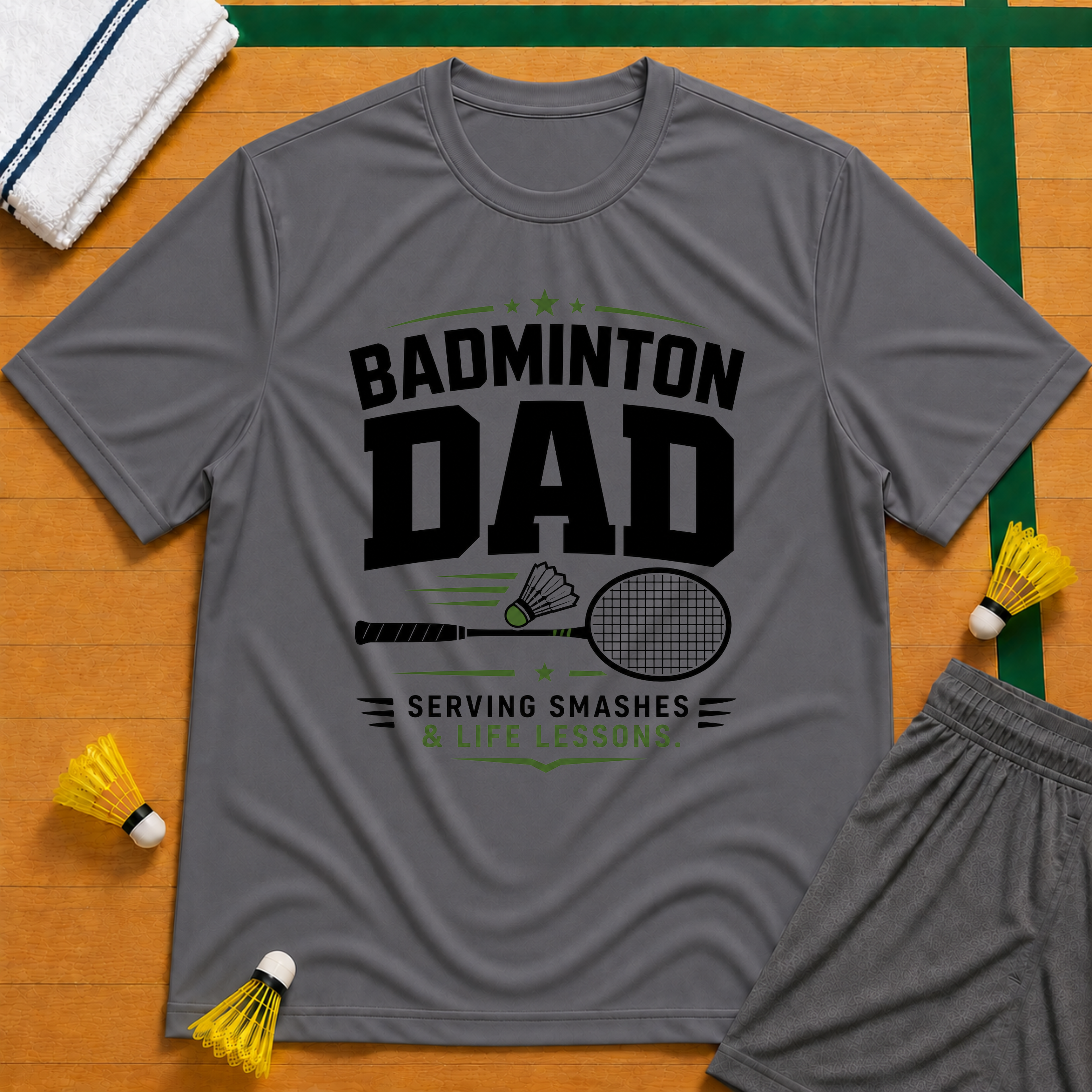 Dad Badminton T-Shirt