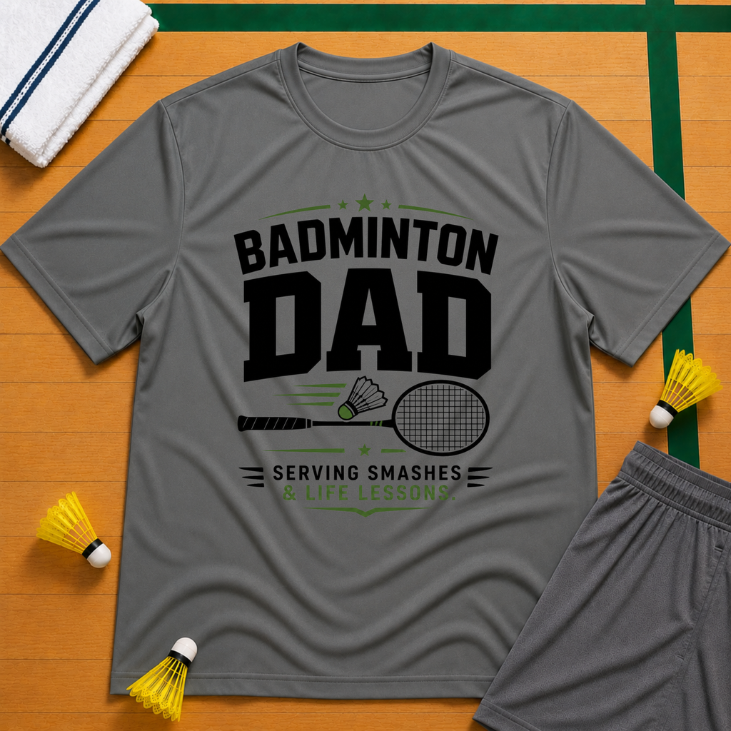 Dad Badminton T-Shirt