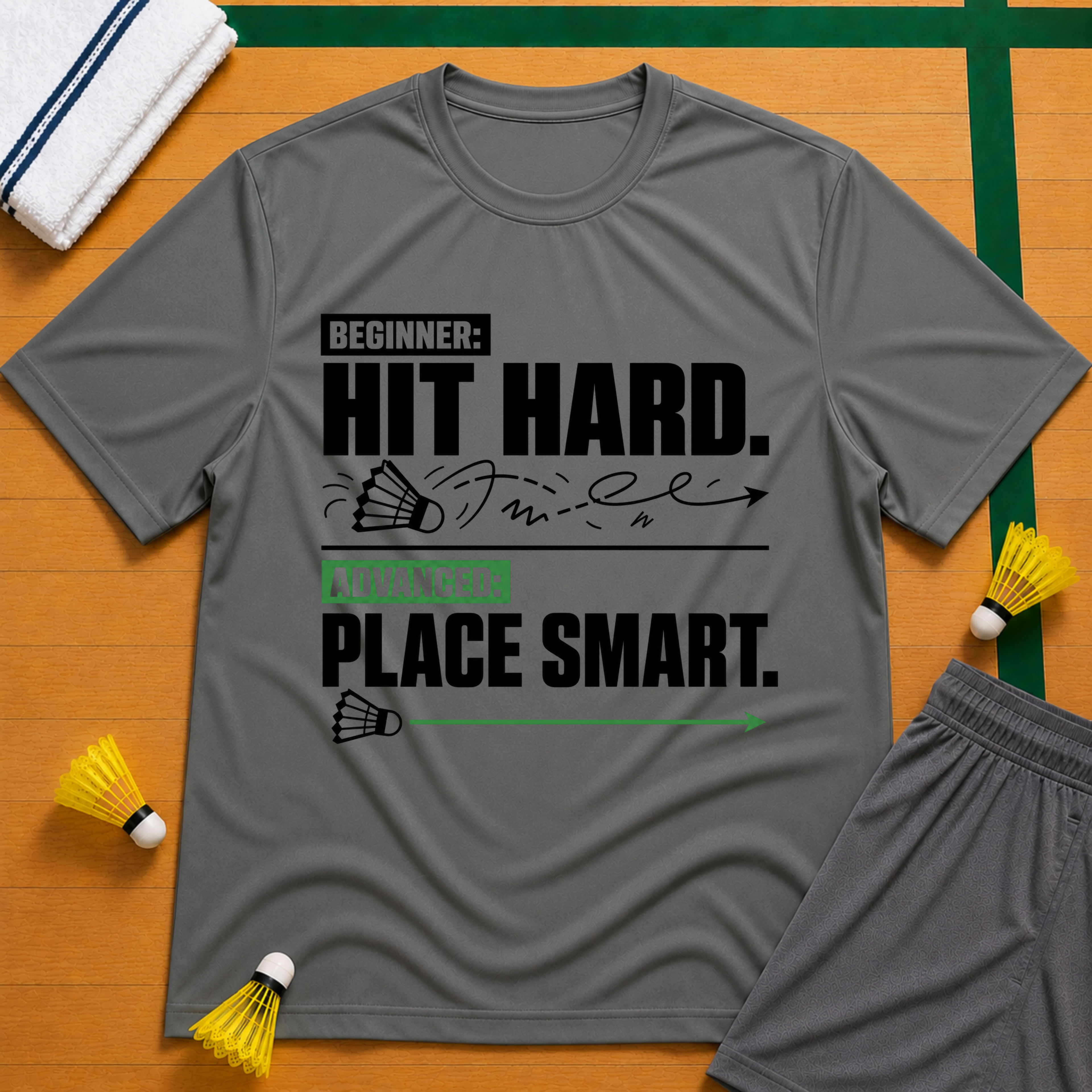 Hit Hard - Play Smart T-Shirt