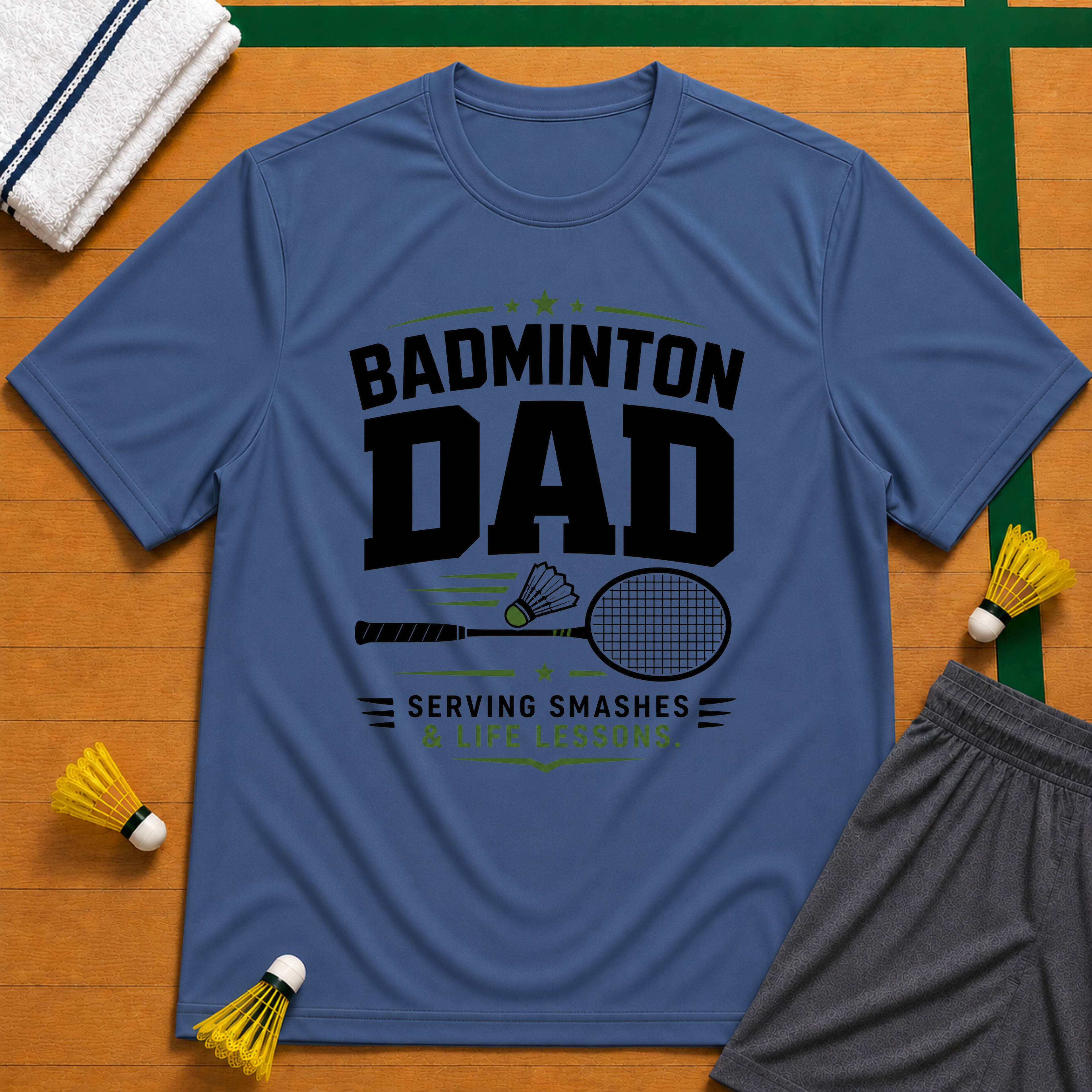 Dad Badminton T-Shirt