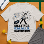 Work-Badminton T-Shirt