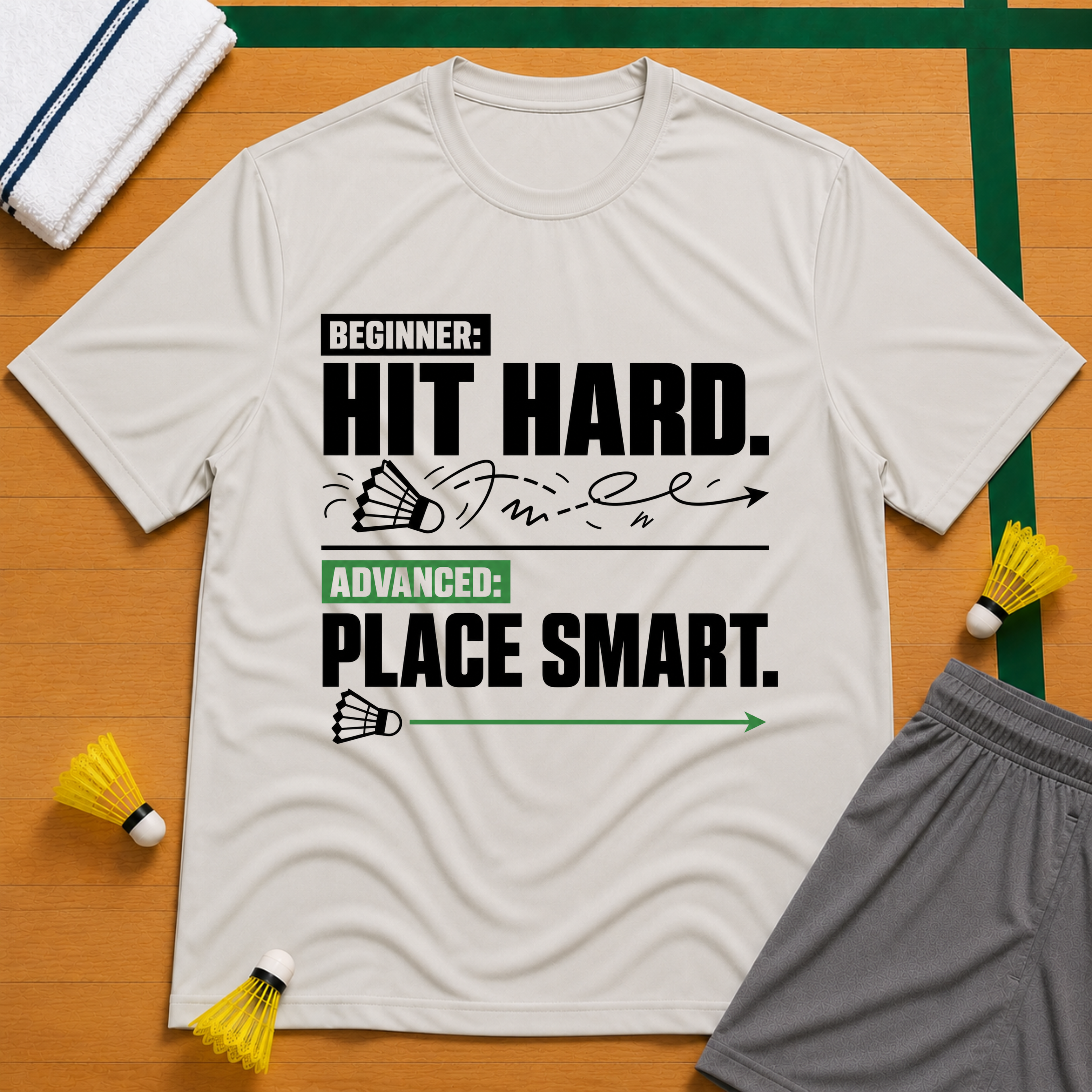 Hit Hard - Play Smart T-Shirt