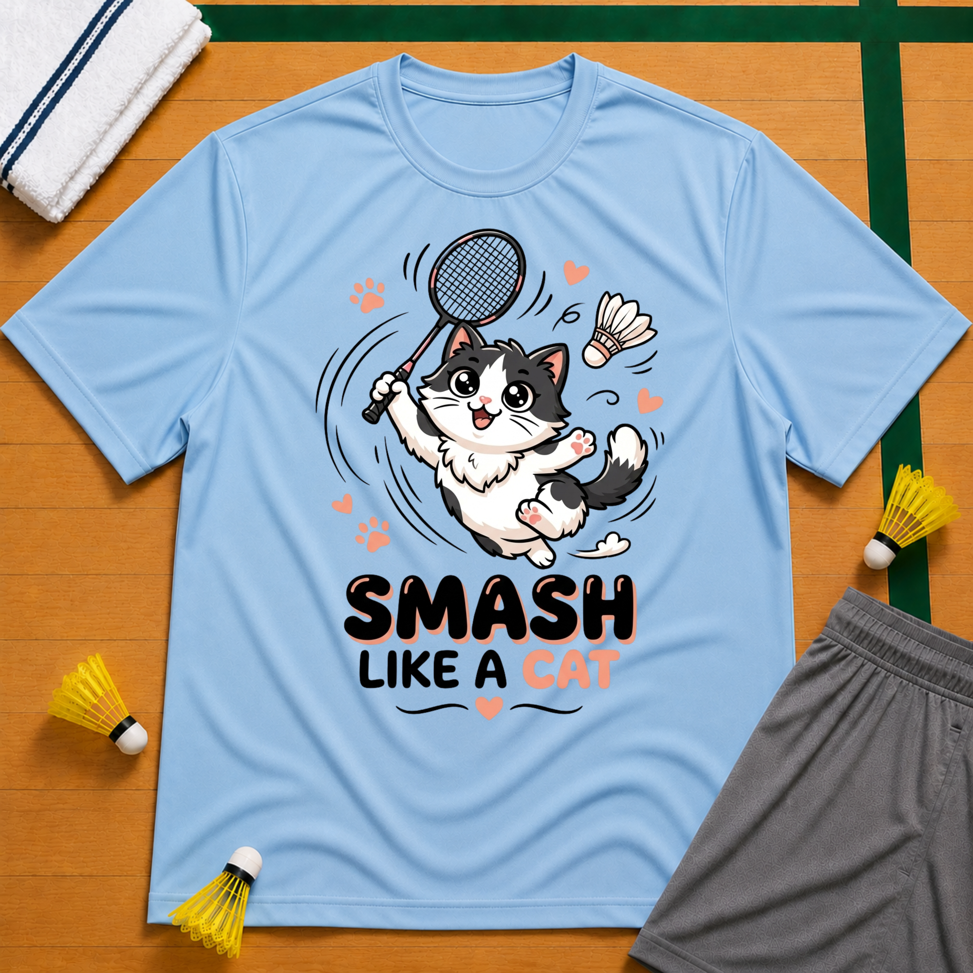 Smash Like a Cat T-Shirt