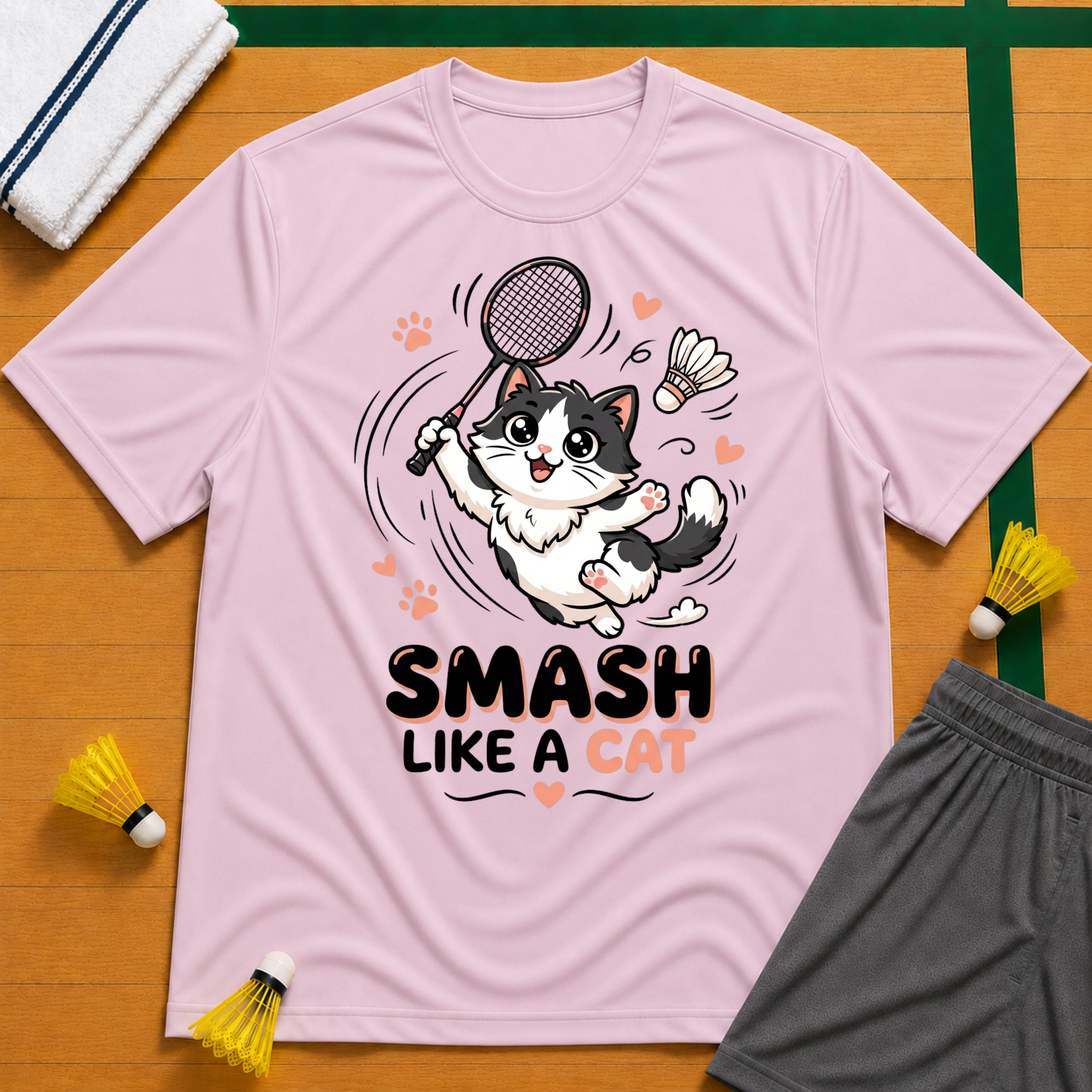 Smash Like a Cat T-Shirt