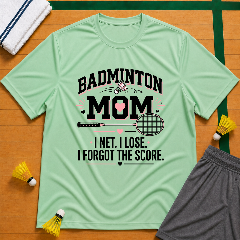 Mom Badminton T-Shirt