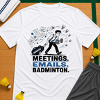 Work-Badminton T-Shirt