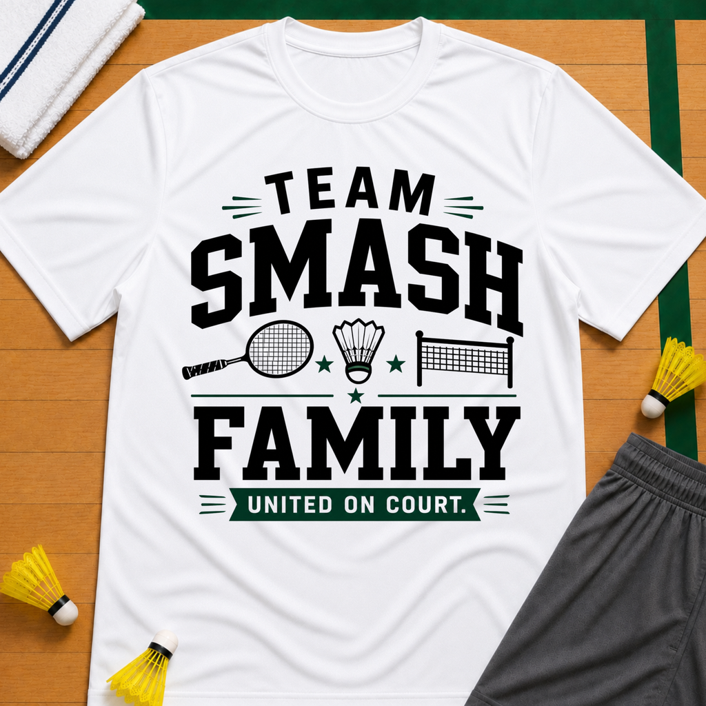 Family Badminton T-Shirt